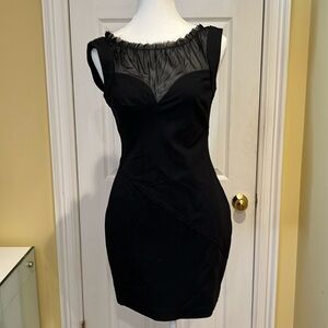 Ali Ro black mini dress